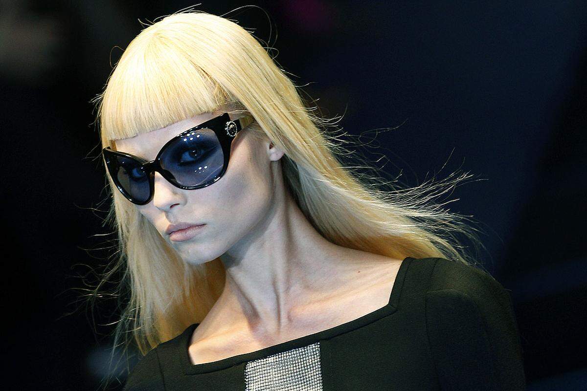 Klassischer Oversize-Look von Versace.