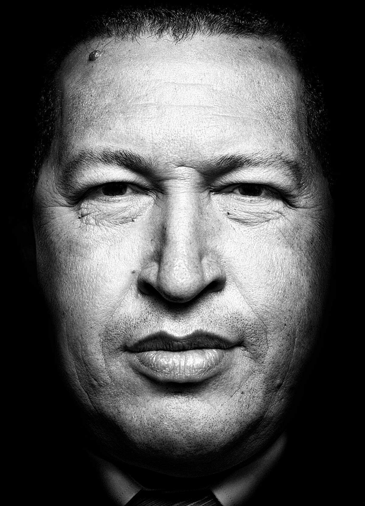 Hugo Chávez Präsident von Venezuela, im Amt seit Februar 1999. (c) Platon