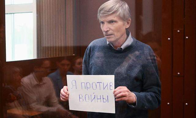 Alexej Gorinow steht in Moskau vor Gericht.