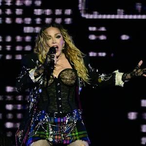 Madonna bei ihrem Konzert in Rio de Janeiro am 4. Mai