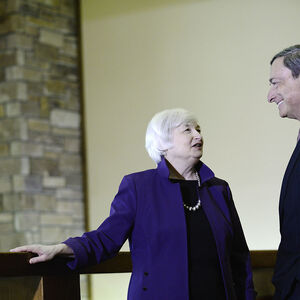 Fed-Chefin Yellen und EZB-Chef Draghi haben keine Kommunikationsprobleme. 