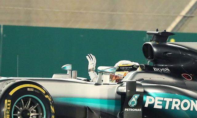 Nico Rosberg bejubelt seinen Titel