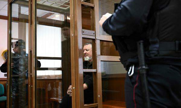 Igor Girkin stand seit Dezember in einem Prozess vor Gericht.