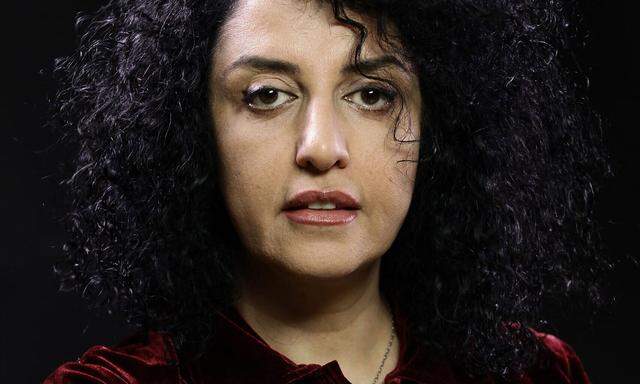 Narges Mohammadi, die inhaftierte iranische Friedensnobelpreisträgerin. 