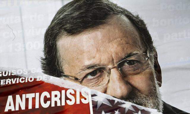 Spaniens konservativer Ministerpräsident, Mariano Rajoy.