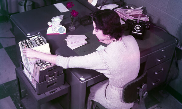 Das Amt anno dazumal: Heute geht vieles bereits auf digitalem Weg.