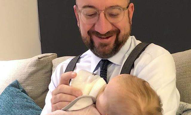 Die Tochter von EU-Ratspräsident Charles Michel nahm den Trubel um den Gipfel gelassen hin.