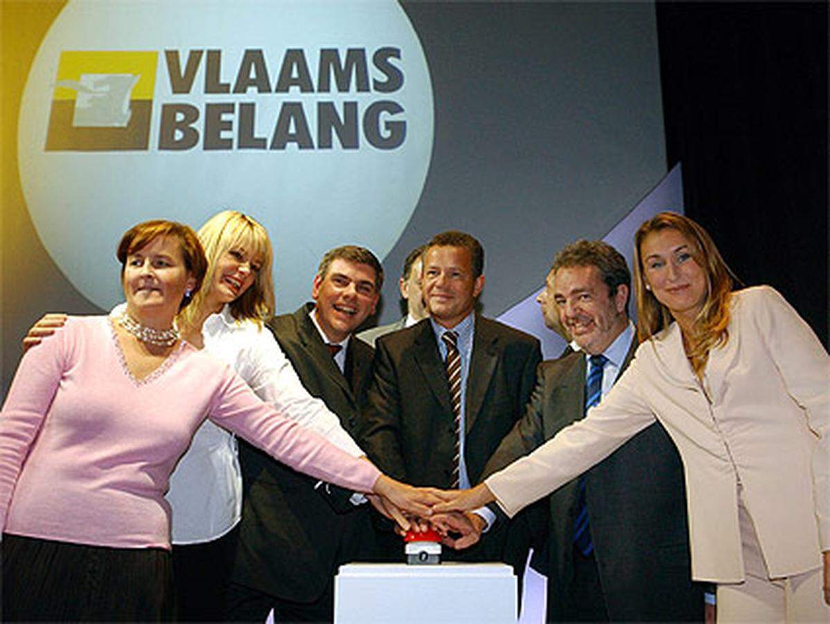 In Belgien haben sich gemäßigte rechte Parteien den radikalen Sezessionisten des Vlaams Belang angeschlossen, so dass die Befürworter einer Abspaltung des flämischen Teils Belgiens mit 50 Prozent Zustimmung unter den flämischen Wählern rechnen können.