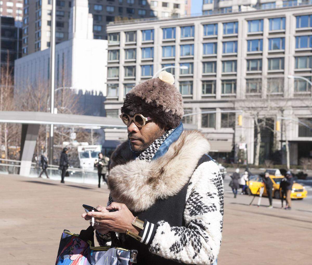 Pelz liegt wieder im Trend, das kommt den modebegeisterten New Yorkern sehr gelegen.
