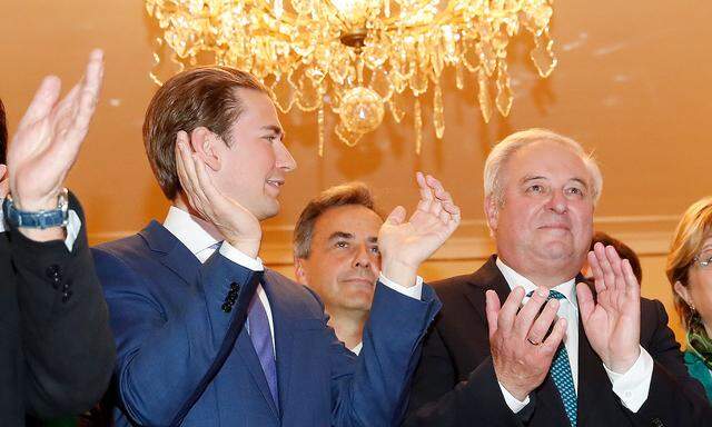 VP-Bundesparteichef Sebastian Kurz und ÖVP-Spitzenkandidat Landeshauptmann Hermann Schützenhöfer 