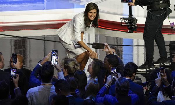 Nikki Haley will Präsidentin werden.