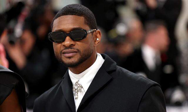 Musiker Usher bei der Met Gala in New York. 