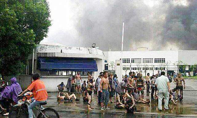 CHINA FACTORY EXPLOSION
