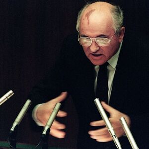 Michail Gorbatschow am 27. August 1991 in Moskau. Dort ist der russische Friedensnobelpreisträger und ehemalige sowjetische Staatschef im Alter von 91 Jahren gestorben.