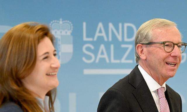 Am Mittwoch trafen sich Wilfried Haslauer (ÖVP) und Marlene Svazek (FPÖ) zu Koalitionsverhandlungen.