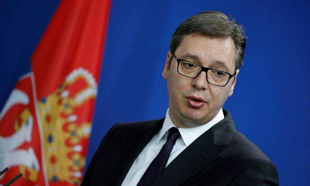 Serbiens Präsident Vucic 