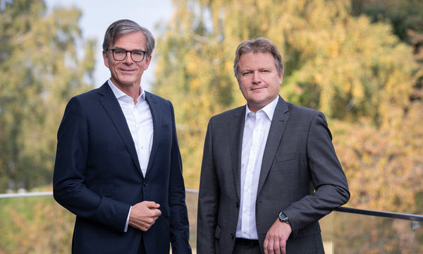 CEO M. Junghans (l.), CFO H. Gailer.