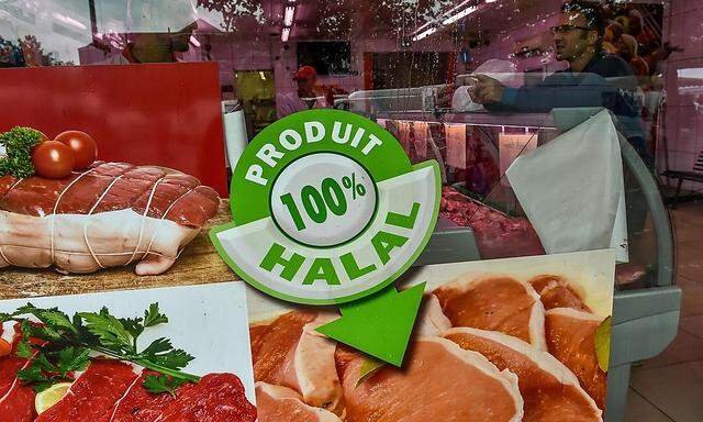Halal-Supermarkt in Lille