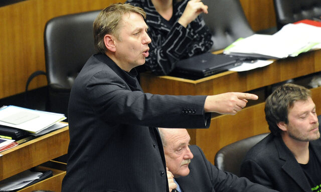 Archivbild: Wolfgang Zinggl im Nationalrat