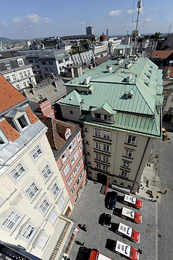 Mehr als verdoppelt hat sich die Sanierung der Feuerwache in der Wiener Innenstadt – von veranschlagten knapp 17 Millionen Euro auf 50.