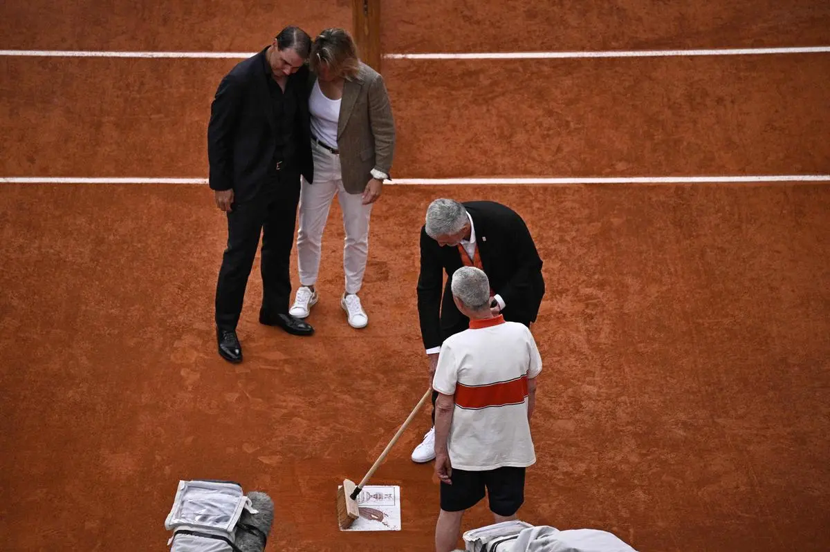 Immortalized: in the footsteps of Rafael Nadal.