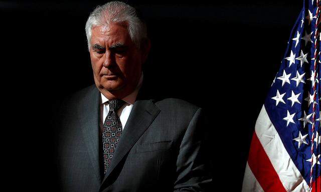 Rex Tillerson wird bald als US-Außenminister abgelöst.