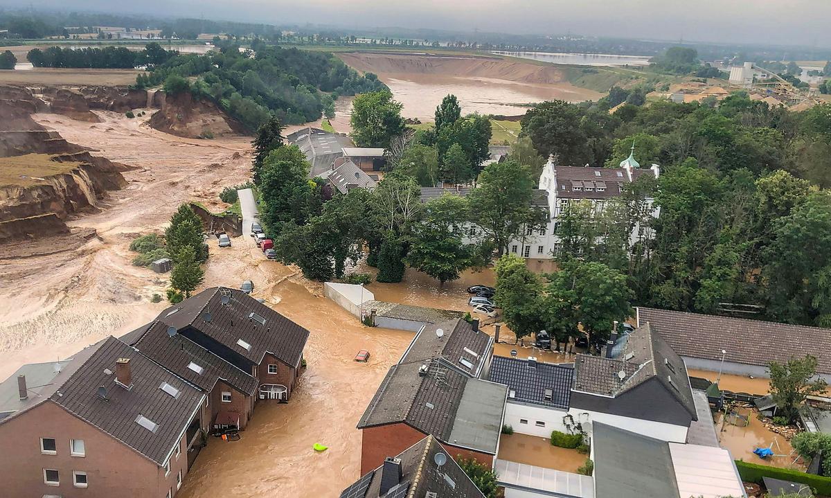 Flut bei Erftstadt-Blessem