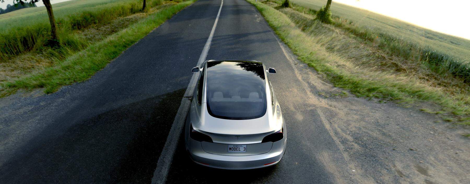 Erste Auslieferungen Ende des Monats: Tesla Model 3.