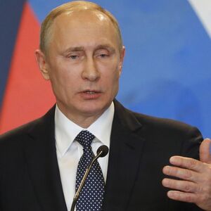 BUDAPEST HUNGARY FEBRUARY 2 2017 Russia s President Vladimir Putin gestures during a news confe