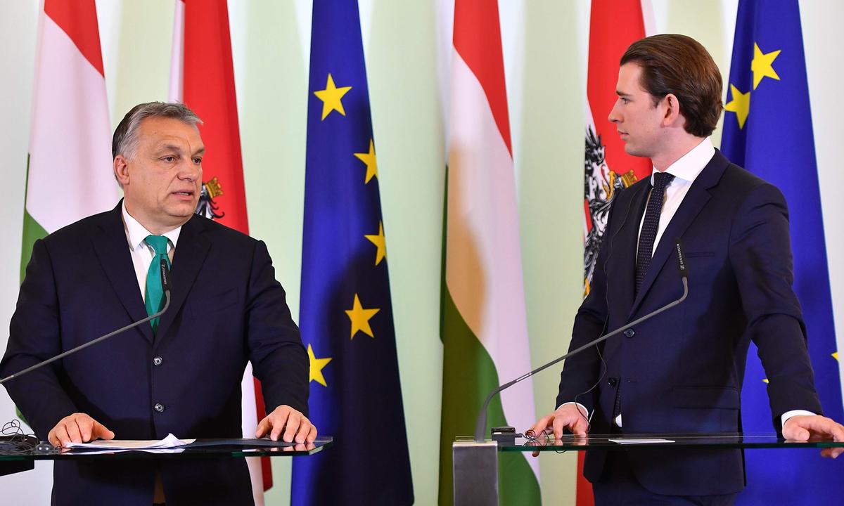 AUSTRIA-HUNGARY-POLITICS-KURZ-ORBAN