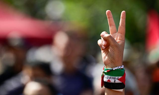 Propalästinensische Proteste im Zuge des Gaza-Kriegs verleihen der Forderung für einen Palästinenserstaat Nachdruck. 