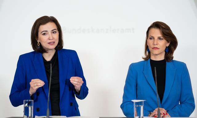 Justizministerin Alma Zadić und Verfassungsministerin Karoline Edtstadler konnten sich nicht auf eine Reform der Weisungskette einigen. 