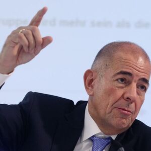 Schumacher, CEO of Austrian lighting group Zumtobel, addresses a news conference in Vienna