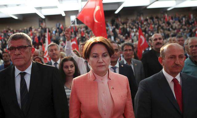 Türkische Ex-Innenministerin Meral Akşener.