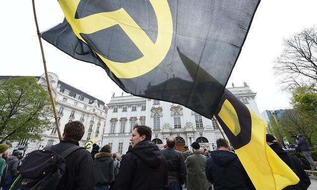 WIEN: DEMONSTRATION IDENTITAeRE BEWEGUNG