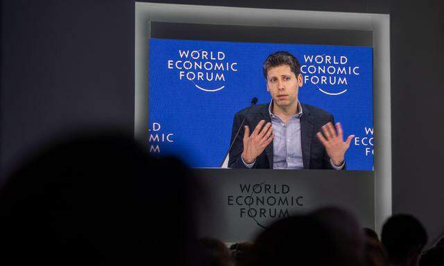 OpenAI-Chef Sam Altman beim World Economic Forum (WEF) in Davos am 18. Jänner 2024.
