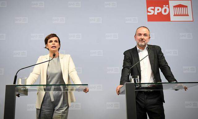 SPÖ-Chefin Pamela Rendi-Wagner und Bundesgeschäftsführer Thomas Drozda
