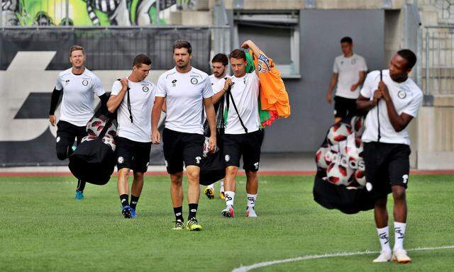 Sturm Graz spielt gegen AEK Larnaka.