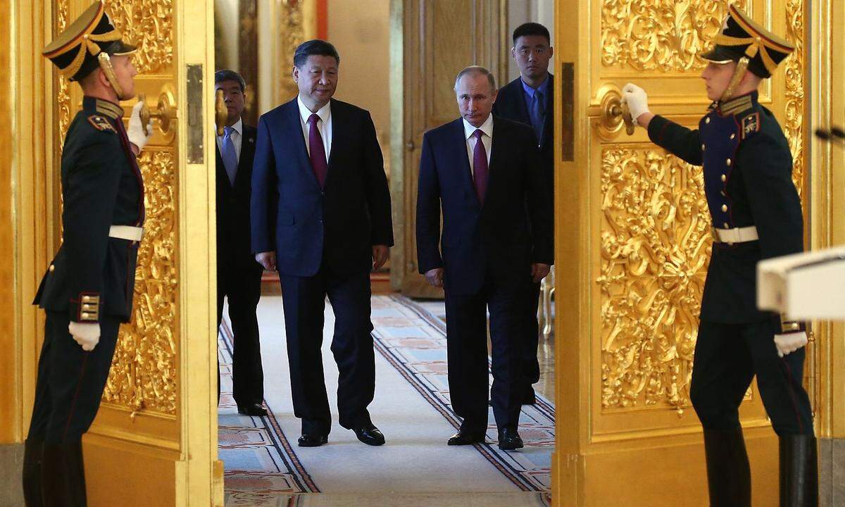 Besuch in ruhigeren Zeiten. Schon vor dem Ukraine-Krieg trafen sich die Machtpolitiker Xi und Putin mehrmals.