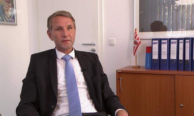 Björn Höcke: "Wir beenden das Interview. Nur dann ist klar: Wir wissen nicht, was kommt. Dann ist klar, dass es mit mir kein Interview mehr für Sie geben wird."