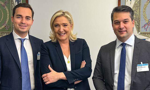 FPOe Ð Nepp/Krauss: Treffen mit Marine Le Pen in Paris 