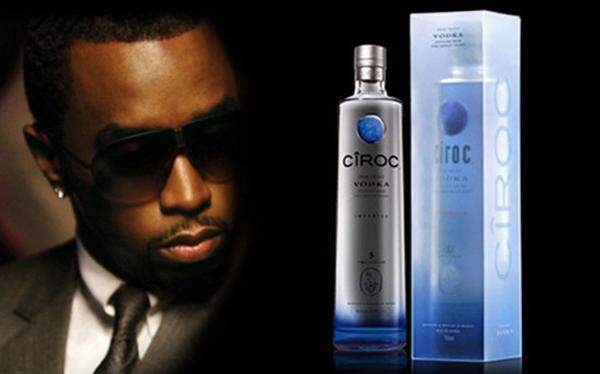 Rapper Sean "P.Diddy" Combs hält 50 Prozent der französischen Wodka-Marke C roc.