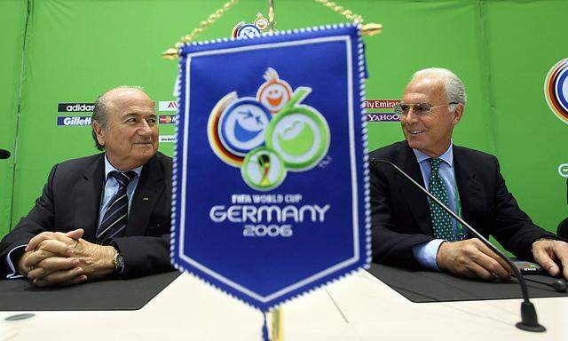 Archivbild: Joseph Blatter und Franz Beckenbauer