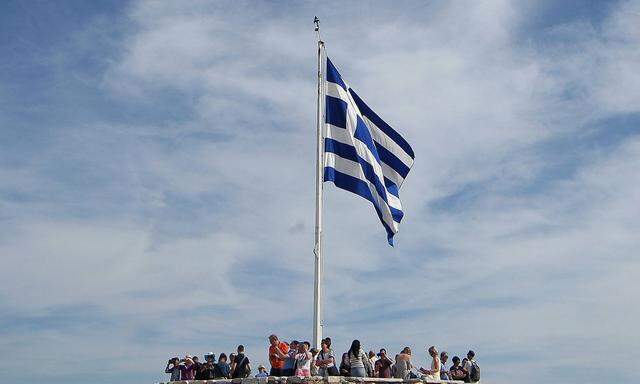 Symbolbild: griechische Flagge