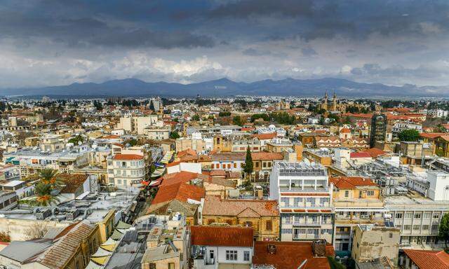 Blick auf Zyperns Hauptstadt Nikosia.