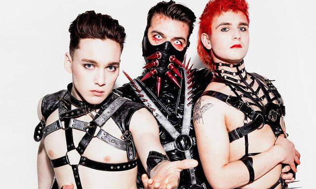 Die isländische Fetisch-Rock-Band Hatari mischt Industrialsounds mit Discogesäusel – und ist der heurige Favorit des „Presse“-Popkritikers.