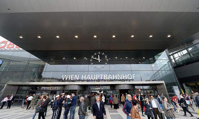 Archivbild: Der Wiener Hauptbahnhof