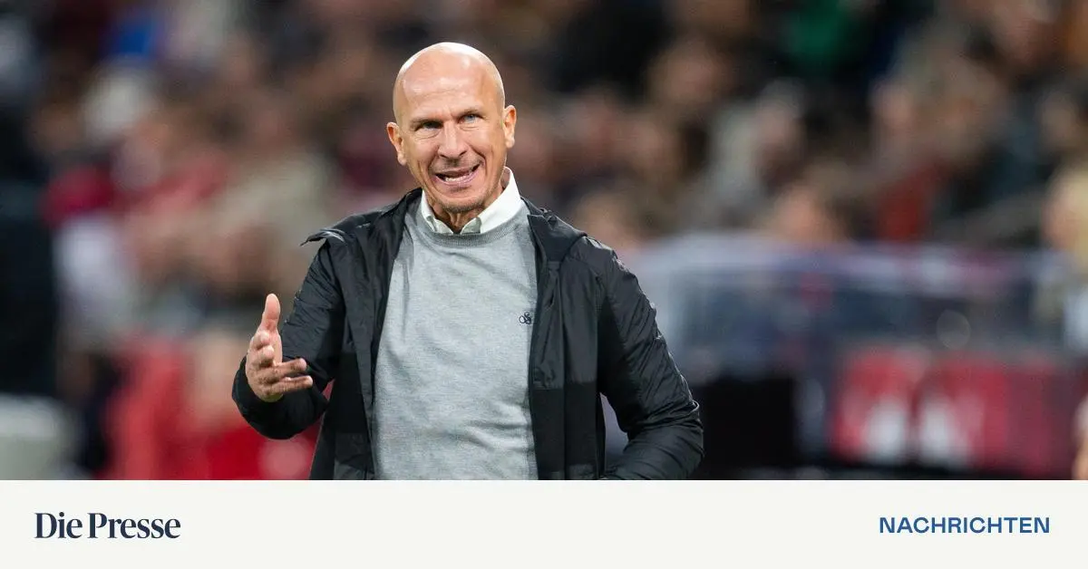 Gerhard Struber vor Wechsel zum 1. FC Köln