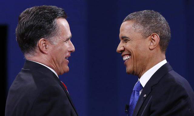 Obama und Romney