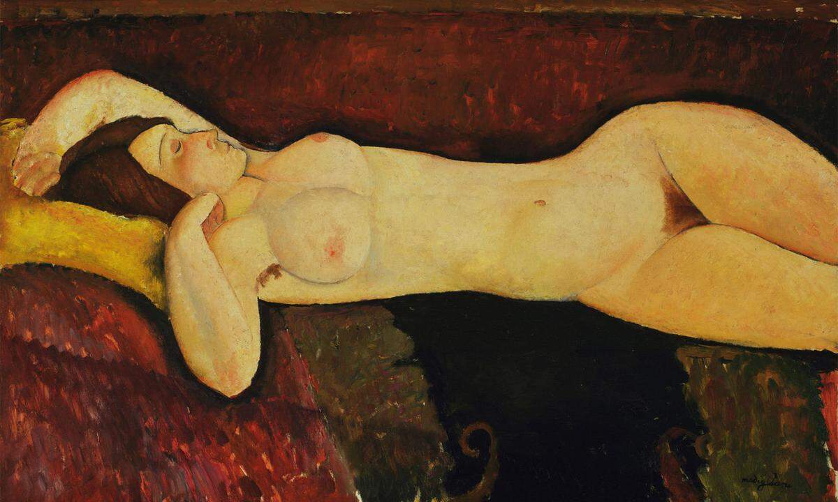 Amedeo Modigliani: "Liegender Akt" 170,4 Mio 2015 bei Christie's